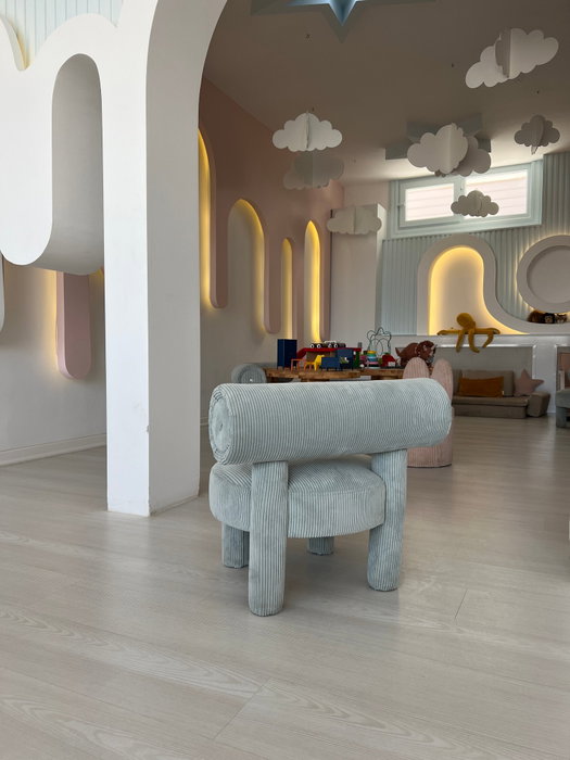 Atelier Del Sofa Dino - Silla Alada Azul Atelier Del Sofa Dino - Silla Alada Azul
